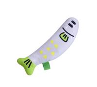 Seyrnicay Catnip Toys For Cats, Indoor Fish Shape Catnip Teasing Toys, 26cm/10.24 Inch Interactive Cat Kicking Toys, Soft Catnip Crinkle Toys For All Breeds Of Cats