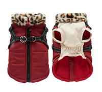 Seyrnicay Dog Cold Weather Coat | Reflective Winter Warm Coat for Pet Puppy | Dog Winter Coat With Zipper On Back for Hiking, Camping, Running, Hiking