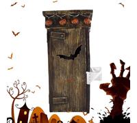 Seyrnicay Outhouse Mummy Animated Decor | Animated Talking Farting Mummy Outhouse | Mummy Toilet Outside The House | Scary Halloween Mammy Decoration | Festive Halloween Mummy Decor For Holiday