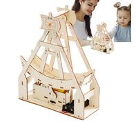 Seyrnicay Pirate Ship Assembly Kit | Wooden Ship Construction Material,Science Model Experiment Kit For Ages 7-14 Primary Secondary School Students Teaching Aids
