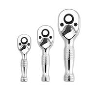 Seyrnicay Stubby Ratchet Wrench Set - 72-Tooth Quick-Release Ratcheting Wrench,Pipeline System Repair Supplies for Tire Electrical Panel Marine Engine Plumbing HVAC Technicians Automotive Mechanics