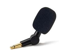 SEYUGOPTI 3.5mm Mini 2-Pole Omnidirectional Mic, Mini Mic with 180 Degree Adjustment for Meeting, Teacher's Lecture, Live Broadcast, Plug&Play