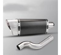 SEYXF Motorcycle exhaust pipe For BMW F900r F900XR F900 R XR 2020 2021 2022 2023 2024 Motorcycle Exhaust Pipe Modification 51mm Intermediate Link Carbon Fiber(Multi-colored)