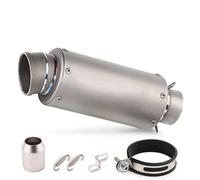 SEYXF Motorcycle exhaust pipe For BMW S1000RR For Y-AMAHA MT07 MT09 Motorcycle Exhaust Pipe Muffler Silencers Titanium Alloy(51mm)