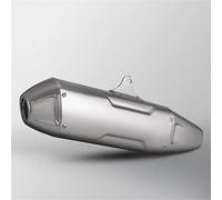 SEYXF Motorcycle exhaust pipe For H-ONDA CRF250 CRF300 For Rally CRF150 For BMW F850 F750 Motorcycle Exhaust Link Pipe Muffler(Silver)