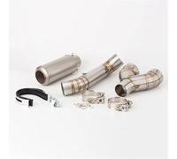 SEYXF Motorcycle exhaust pipe Motorcycle Mufflers Tail Pipe Exhaust For BMW S1000RR S1000rr S1000rr 2010 2011 2012 2013 2014 2015 2016(Silver)
