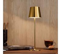 Seyxicnor Rechargeable Table Lamp, 5400mAh Adjustable Height Full Metal Cordless Lamps, 300LM 3 Color Dimmable Bedside Touch Lamp, Waterproof Portable Table Light for Bedroom Restaurant Outdoor