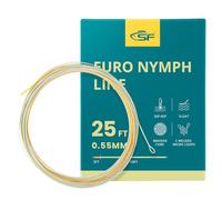 SF 25FT Short Euro Nymph Level Line 0.55mm Floating Fly Fishing Line with 1 Welded Loop 25FT/7.6M Fly Line