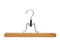 SF 30cm Premium Quality Wooden Clamp Hanger Skirt|Trouser|Jeans|Dress|Suit|Garments|Clothes Wardrobe Hanger Retail Shop Display (10)