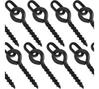 SF Bait Screw With Oval Link Loop Swivels for Carp Fishing Terminal Rig Tackle 25Pcs