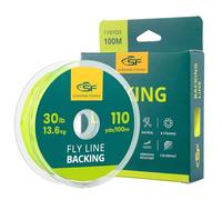 SF Braided Fly Fishing Trout Line Backing Line 30LB 100m/108yds Flour Yellow-N