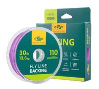 SF Braided Fly Fishing Trout Line Backing Line 30LB 100m/108yds Purple