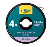 SF Clear Fluorocarbon Tippet Line Fly Fishing Tippets Leaders Trout Line 100M # 4X