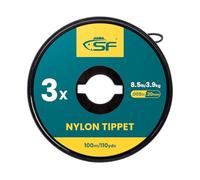 SF Clear Monofilament Nylon Tippet Line Fly Fishing Tippets Leaders Trout # 100M 3X 1 Pack