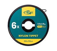SF Clear Monofilament Nylon Tippet Line Fly Fishing Tippets Leaders Trout # 100M 6X 1 Pack