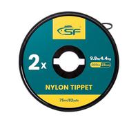 SF Clear Monofilament Nylon Tippet Line Fly Fishing Tippets Leaders Trout # 75M 2X 1 Pack