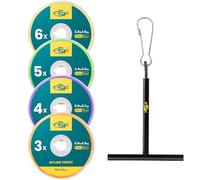 SF Clear Monofilament Nylon Tippet Line Fly Fishing with Spool Holder Tippets Leaders Trout 30M 0X 1X 2X 3X 4X 5X 6X 7X