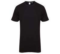 SF Clothing Mens Mans BLACK or WHITE Extra Long Length Cotton Tee T-Shirt