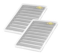 SF Collection Fly Boxes A5 Large Capacity Fly Fishing Box Clear Lid Slit Foam Flies Box 2PCS