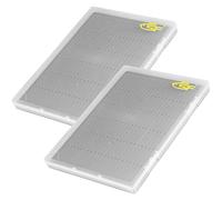 SF Collection Fly Boxes A5 Large Capacity Fly Fishing Box Clear Lid Tube Foam Flies Box 2PCS