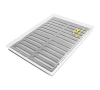 SF Collection Fly Boxes Clear Fly Fishing Box A4 Extra Large Capacity Slit Foam Fishing Competition Hook Tackle Boxes