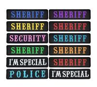 SF Custom Personalised Military Patches 2 Pcs Custom Embroidery Name Tag Tactical Moral Name Patch for Camouflage Uniform Jacket Hoodie Backpacks Vest Work Shirts Clothing Bags (Name Patches)