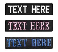 SF Custom Personalised Military Patches 2 Pcs Custom Embroidery Name Tag Tactical Moral Name Patch for Camouflage Uniform Jacket Hoodie Backpacks Vest Work Shirts Clothing Bags