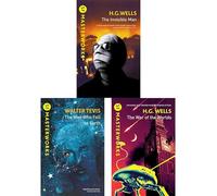 SF Masterworks Collection - Alien Encounters, Unseen Forces & Isolation by H.G. Wells & Walter Tevis Featuring The Invisible Man, The Man Who Fell to Earth & The War of the Worlds (3-Book Set)