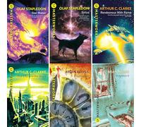 SF Masterworks Collection - Epic Explorations of Evolution, Cosmic Intelligence & Survival by Olaf Stapledon, Arthur C. Clarke & Brian Aldiss (6-Book Set)