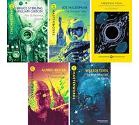 SF Masterworks Collection - Sci-Fi Classics of Technology & Space Exploration in The Difference Engine by Gibson & Sterling, The Forever War by Haldeman, Gateway by Pohl & More (5-Book Set)