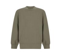 SF Minni Curved Hem Sweatshirt in Khaki | Size: 7-8 Years SF Minni Khaki 7-8 Years