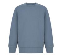 SF Minni Curved Hem Sweatshirt in Mid Blue | Size: 7-8 Years SF Minni Mid Blue 7-8 Years