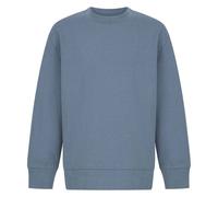 SF Minni Curved Hem Sweatshirt in Mid Blue | Size: 9-10 Years SF Minni Mid Blue 9-10 Years
