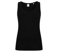 SF Women's Feel Good Stretch Tank Top in Black | Size: Large SF Black L