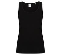 Skinni Fit Women's SF Feel Good Stretch Sleeveless Vest in Black | Size: Small Skinni Fit Black S