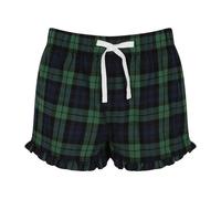 SF Women's Tartan Frill Shorts in Navy | Size: Large SF Navy L