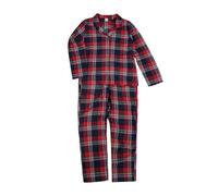SF Women's Tartan Pyjama Set in Light Red | Size: XL SF Light Red XL