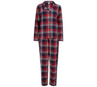 SF Women's Tartan Pyjama Set in Red | Size: 2XL SF Red 2XL