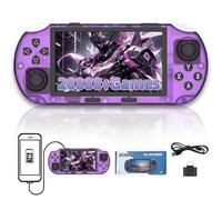 SF3000 Retro Handheld Game Console,20000+ Games,14+ Emulators,4.5-Inch IPS HD Screen Retro Gaming Console,Dual Core Processor,Emergency Charging For mobile Phones,Can connect to TV,3000mAh (Purple)