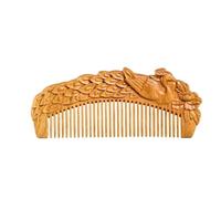 SFANIIX Barber Comb Solid Wood Massage Comb Men's Beard Comb Bathroom Comb For Curly Hair, Thick Hair, Suitable for Men and Women Travel Hair Comb