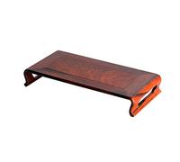 SFANIIX Pedestal Stand Rectangular Scroll Teapot Base Buddha Statue Vase Wooden Potted Plant Bonsai Plants Display Base(B)