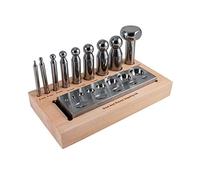 SFC Tools Oval & Round Dapping Set - 9 Piece for Jewelry Making - - 25-610