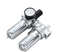 SFC200 1/4",SFC300 3/8",SFC400 1/2", Air Compressor Filter Regulator Oil Water Separator Trap Regulator Valve Pneumatic Parts(SFC-400 w EU40,1 Set)