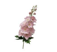 SFCHEN 4Pc Feel Moisturizing Delphinium to The Touch Real Artificial Flowers Wedding Flower Arrangement Party Home Decor Hyacinth Flore(Pink)