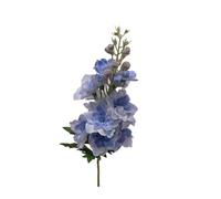 SFCHEN 4Pc Feel Moisturizing Delphinium to The Touch Real Artificial Flowers Wedding Flower Arrangement Party Home Decor Hyacinth Flore(Blue)