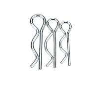 SFCHEN Steel R Type Spring Cotter Pin Wave Shape Split Clip Tractor Pin for Car M1 M1.2 M1.6 M1.8 M2 M2.5 M3 M3.5 M4 5/10pcs(10pcs 1.2x20mm)