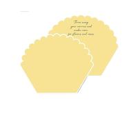SFCHEN Valentine'S Day Aesthetics Wave Border Flower Wrapping Paper Art Dopamine Butterfly Bouquet Korean Wrapping Paper For Flowers(Yellow)