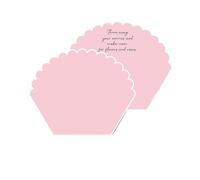 SFCHEN Valentine'S Day Aesthetics Wave Border Flower Wrapping Paper Art Dopamine Butterfly Bouquet Korean Wrapping Paper For Flowers(Pink)
