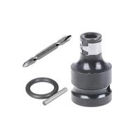 SFCNCVBTBX 1/2 Inch Square To 1/4 Hex Ratchet Socket Impact Wrench Set Adapter Spanner Drive Converter Quick Release Tools Socket socket(Bit Ordinary)