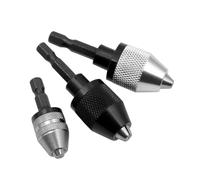 SFCNCVBTBX 1pc 0.3-8mm Keyless Drill Chuck Mini Self-Tighten Electric Bits Collet Fixture Tools 1/4" Hex Shank Quick Change Converter Tool Chuck(07)